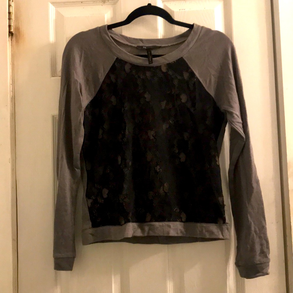 BCBGMAXAZRIA Lace Sweater